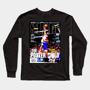 Anthony Edwards the poster vintage (SLAM) Long Sleeve T-Shirt